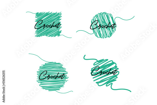 crochet logo design 