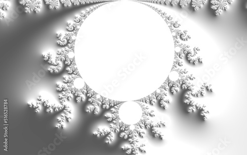 Mandelbrot white mount