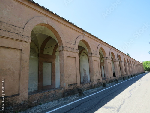 Принти на полотні portico di san luca, Bologna, Italia