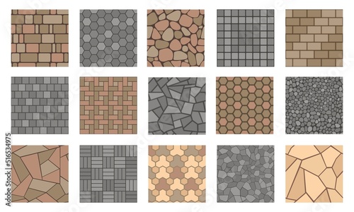 Fotografie, Obraz Floor stone pattern