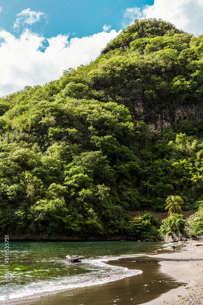 local village on the island of St. Vincent and the Grenadines in Caribbean local village on the island of St. Vincent and the Grenadines in Caribbean