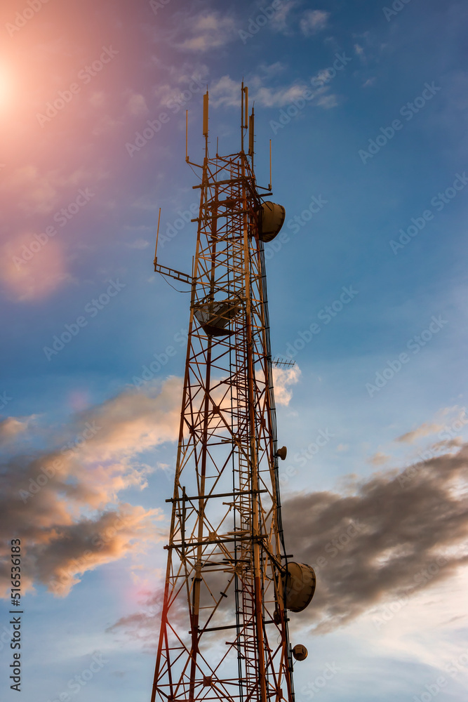 telecommunications background
