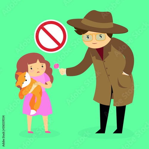 don't take anything from a stranger