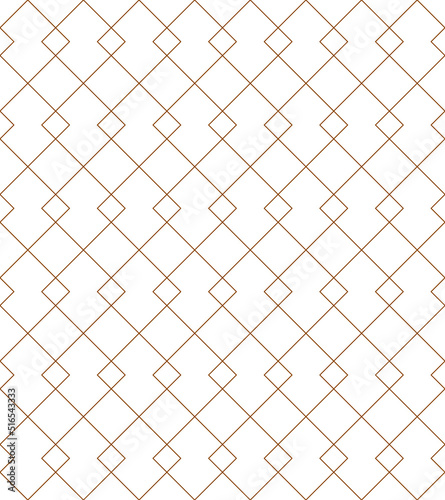 Vector seamless abstract geometric pattern. Lines on a white background. Zigzag.