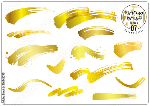 波、筆、毛筆、ブラシのセット