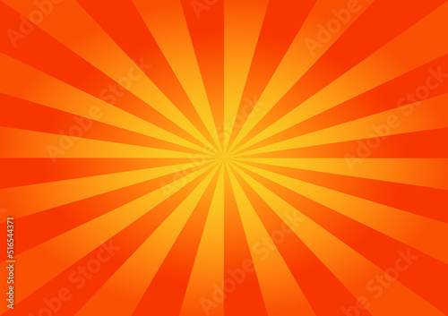 Hello summer celebration red ray sunburst sunny explosion abstract background illustration