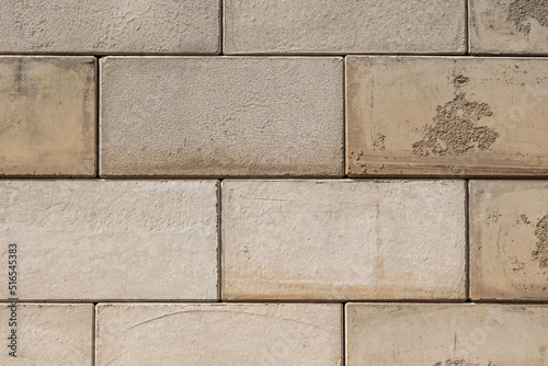 Wallpaper Mural Close-up View of a Concrete Block Wall Torontodigital.ca