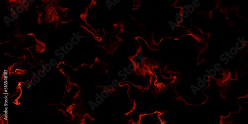 Dark red marble oil ink liquid swirl texture for do ceramic counter dark red abstract light background, red Oil or Petrol liquid flow, liquid metal close-up, wide horizontal banner. 
