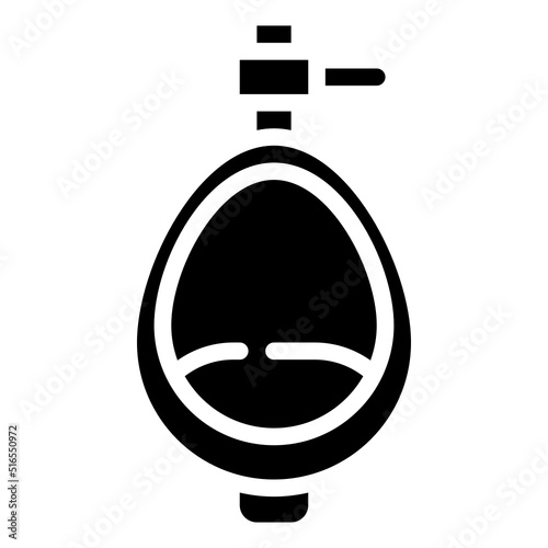 URINAL glyph icon,linear,outline,graphic,illustration