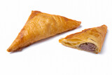 Puff triangle with meat