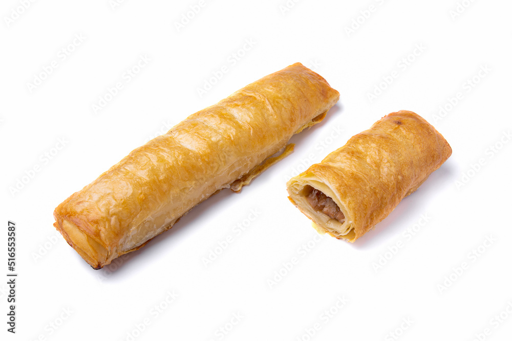 Puff tube with meat Puff tube with meat