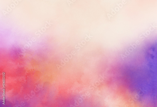 Beautiful aquarelle background. Versatile artistic image for creative design projects: posters, banners, cards, magazines, covers, prints, wallpapers. Modern art. Soft colours.