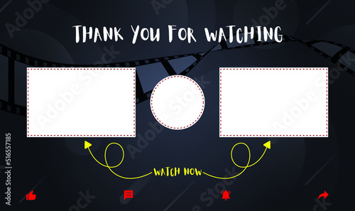 Thank you for watching YouTube end screen design template.