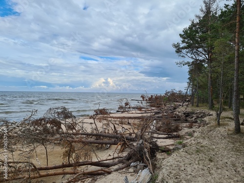 Seaside after the storm