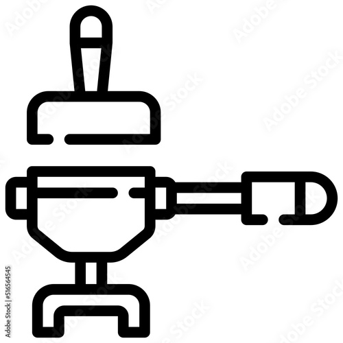 PORTAFILTER line icon,linear,outline,graphic,illustration