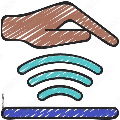 Palm Scan Icon