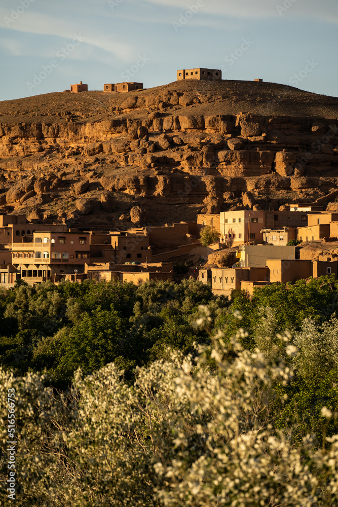 Obraz premium Tafraoute at sunrise in Morocco, Africa