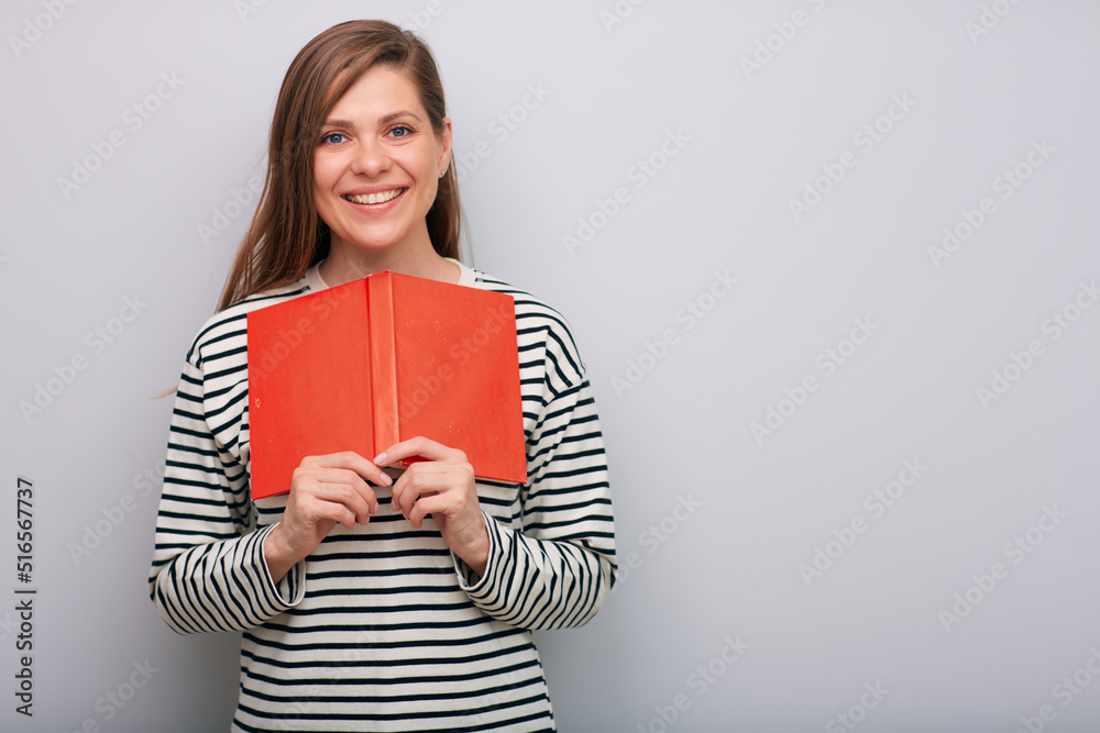 Smiling woman isolated portrait Smiling woman isolated portrait