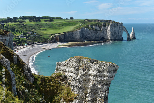 Frankreich - Normandie - Étretat - Aiguille & Porte d'Aval