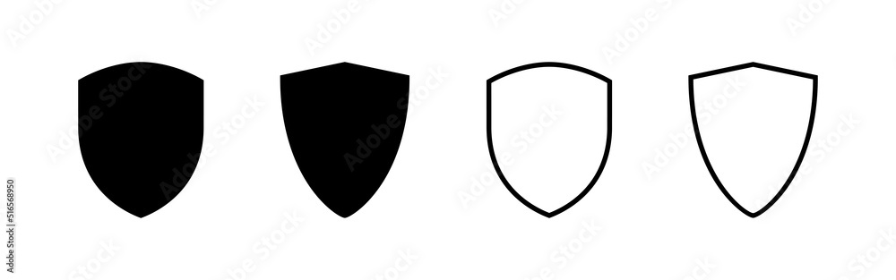 Shield icon vector. Protection icon. Security sign and symbol Shield icon vector. Protection icon. Security sign and symbol