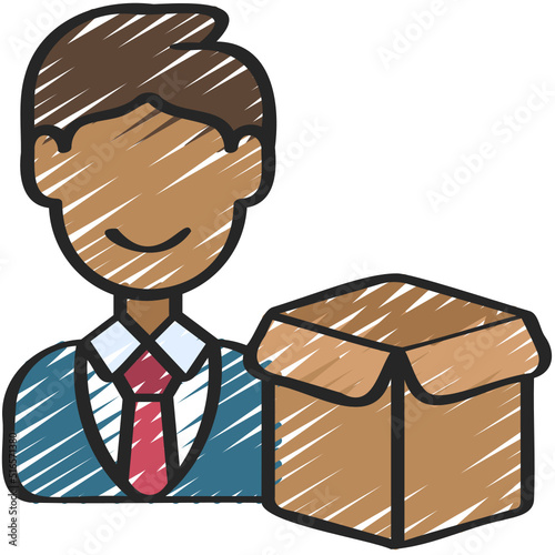 Product Manager Male Icon