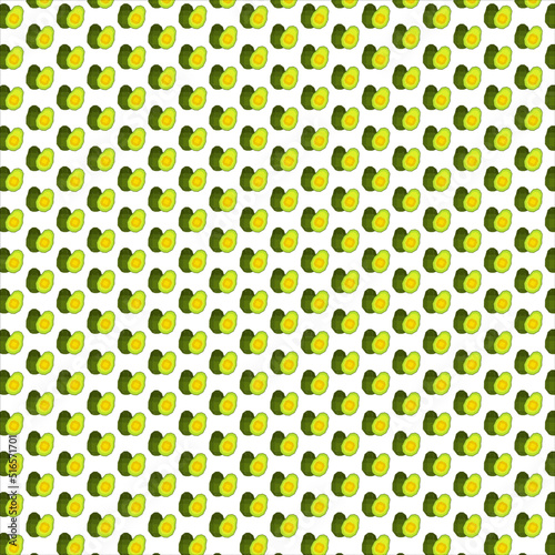 Avocado seamless pattern