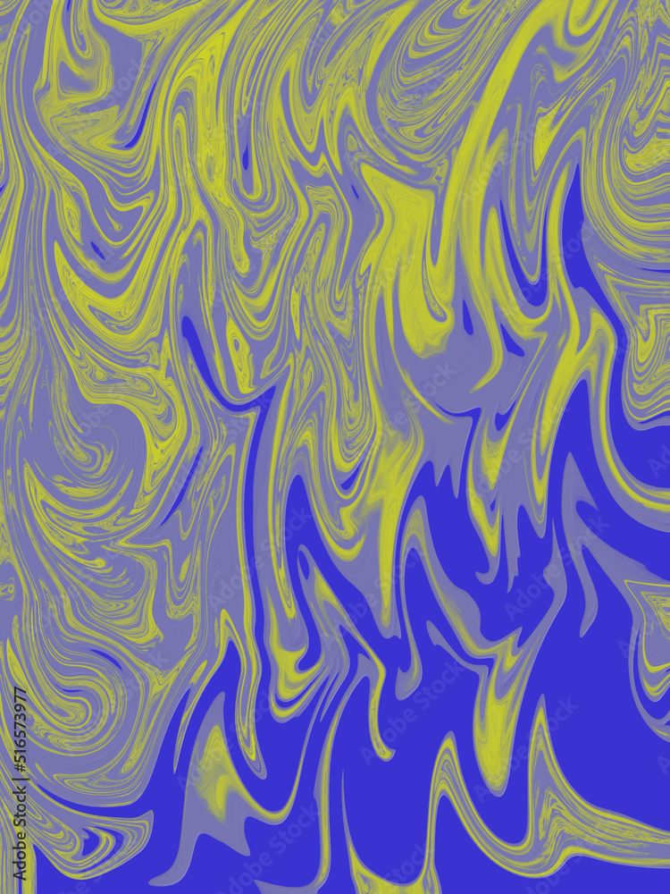 Colorful abstract background. Dynamic waves, swirl. Blue and yellow. Colorful abstract background. Dynamic waves, swirl. Blue and yellow.