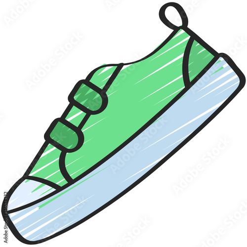 Velcro Shoe Icon