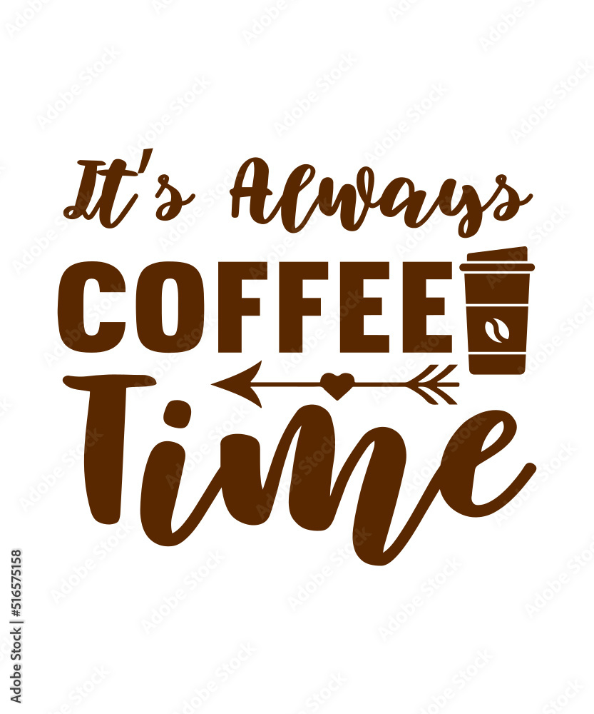 Fototapeta premium COFFEE SVG DESIGN