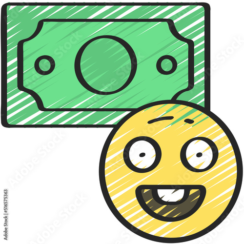 Financially Positive Icon