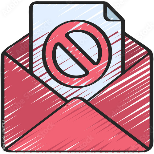 Rejection Email Icon