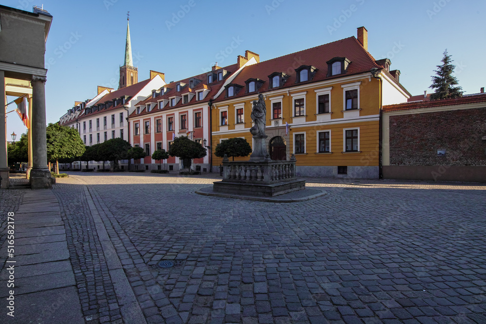 Ostrow Tumski in Wroclaw - the oldest part of the city with colourful, old tenement houses, lanterns, bridges and churches. Lovely place for walk.