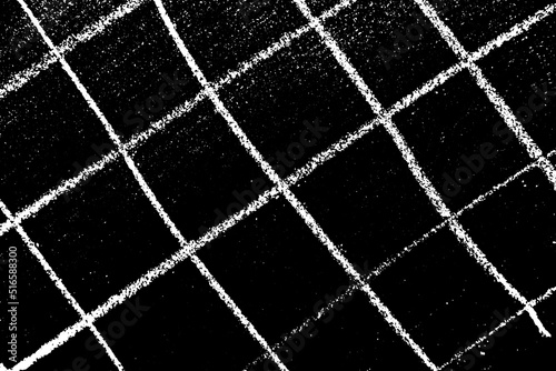 Canvas Print Grunge black and white texture background in transversal line shape (Vector)
