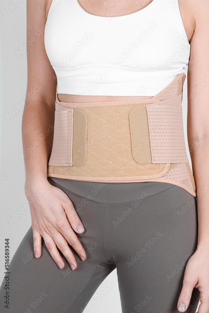 Back Brace to Relieve Lower Back Pain, Steel Plate Support