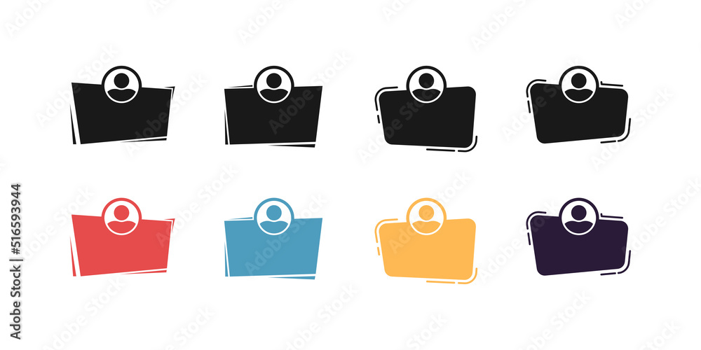 Quote user testionial, speech bubble flat frame set. Feedback quotation illustration element. Quote user testionial, speech bubble flat frame set. Feedback quotation illustration element.