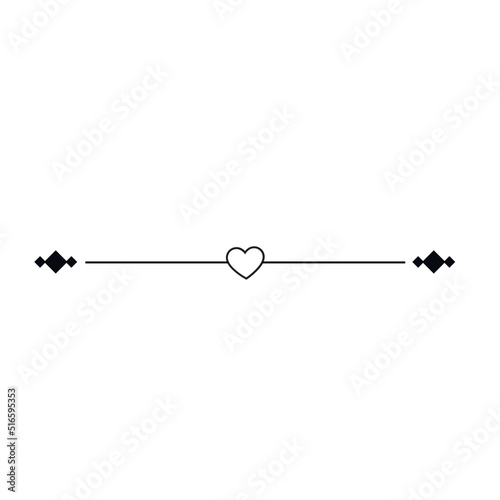 line heart