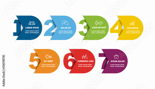 Infographic design template with place for your data. Vector illustration.