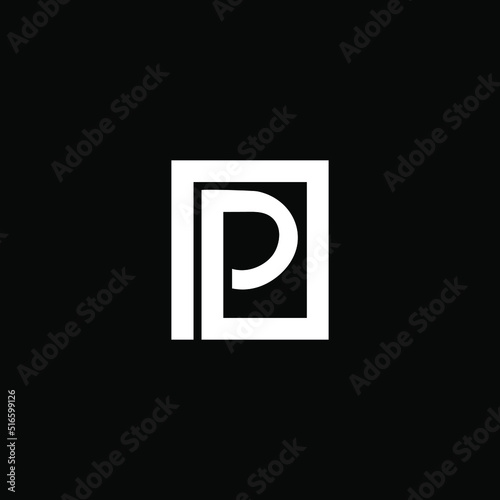 abstract, alphabet or letter P logo concept, hand-drawn abstract, creative vector logo for any business.Letter P Logo. P Letter Design, brand identity,