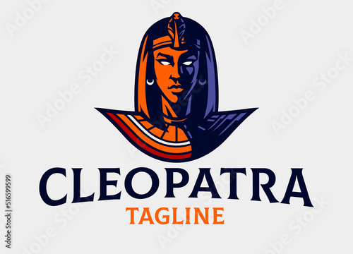 Queen Cleopatra of Egypt Logo
