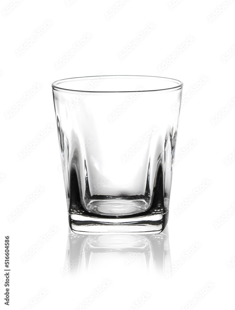 custom made wallpaper toronto digitalEmpty glass of brandy on white background.