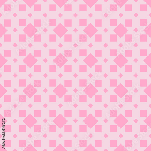 seamless pattern with pink squares of pastel