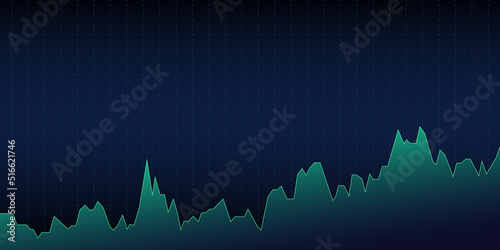 Stock market graph Background Vector