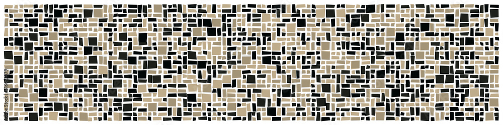 Fototapeta premium Offset Quads generative art background art illustration