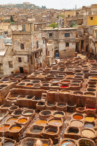 Fez garbarnia skóry Maroko © Krzysztof