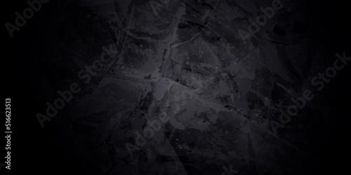Blank black texture surface background. Stone black texture background. dark and black texture chalkboard background © Pixel Park