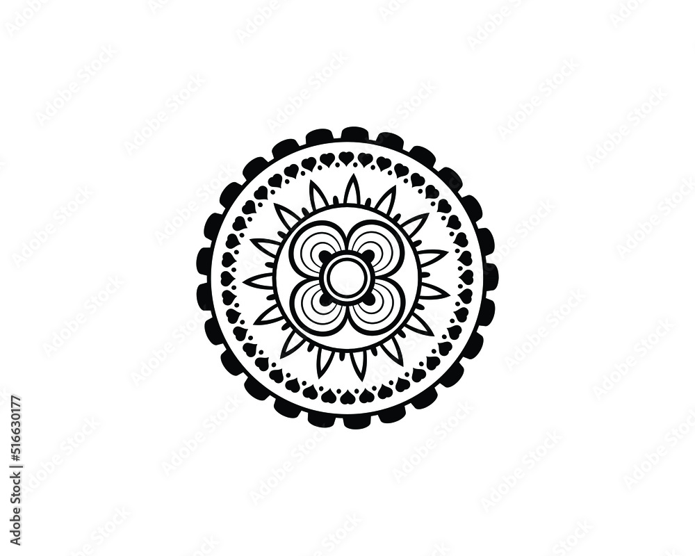 Mandala in ethnic style vector Mandala in ethnic style vector