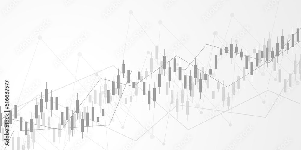 Obraz premium Forex trading stock market background