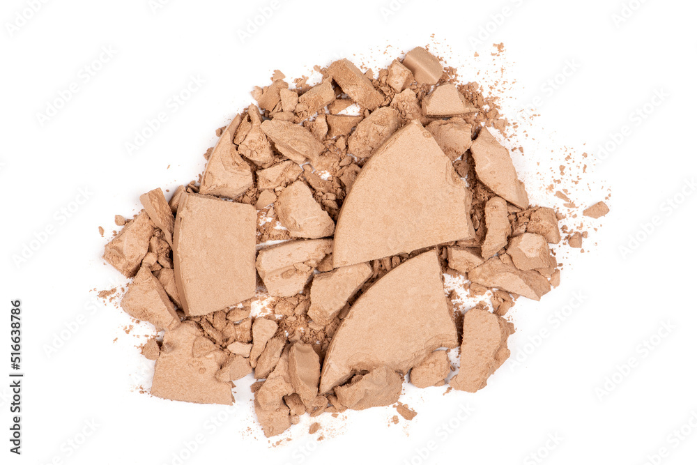 Broken face powder Broken face powder