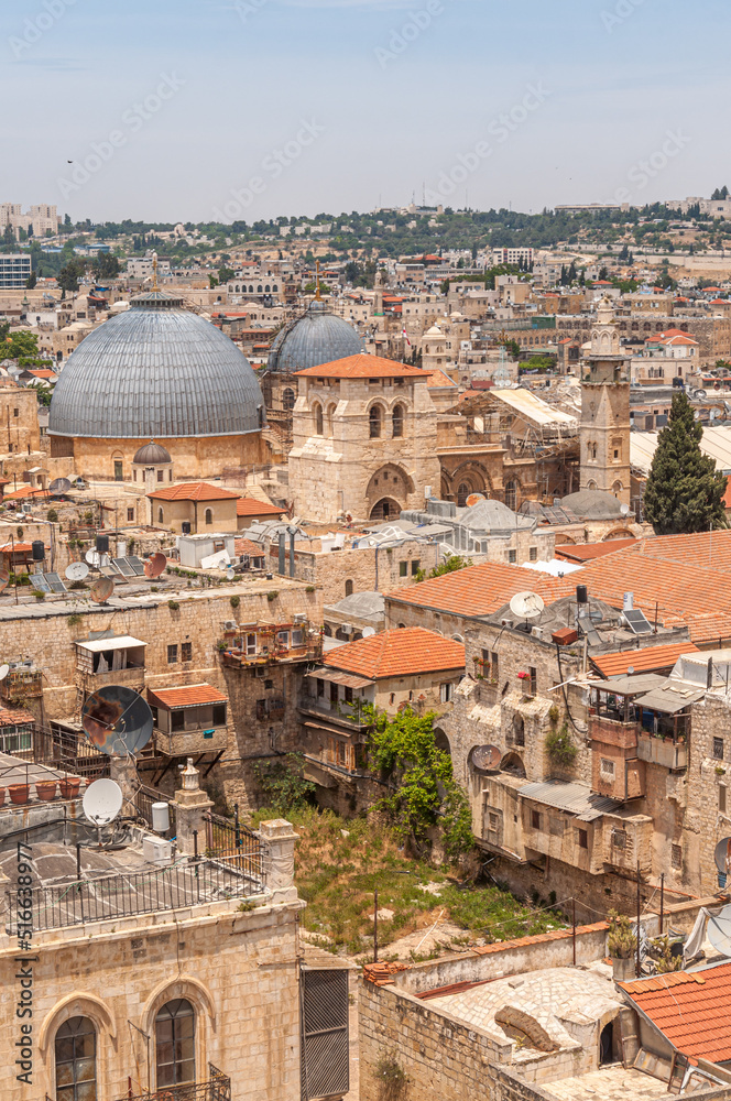 Vue de Jérusalem Est depuis la Tour de David
