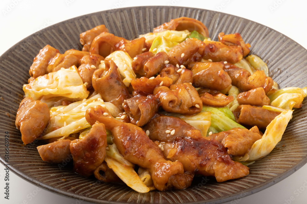 ホルモン炒め 甘辛味噌味 ホルモン炒め 甘辛味噌味